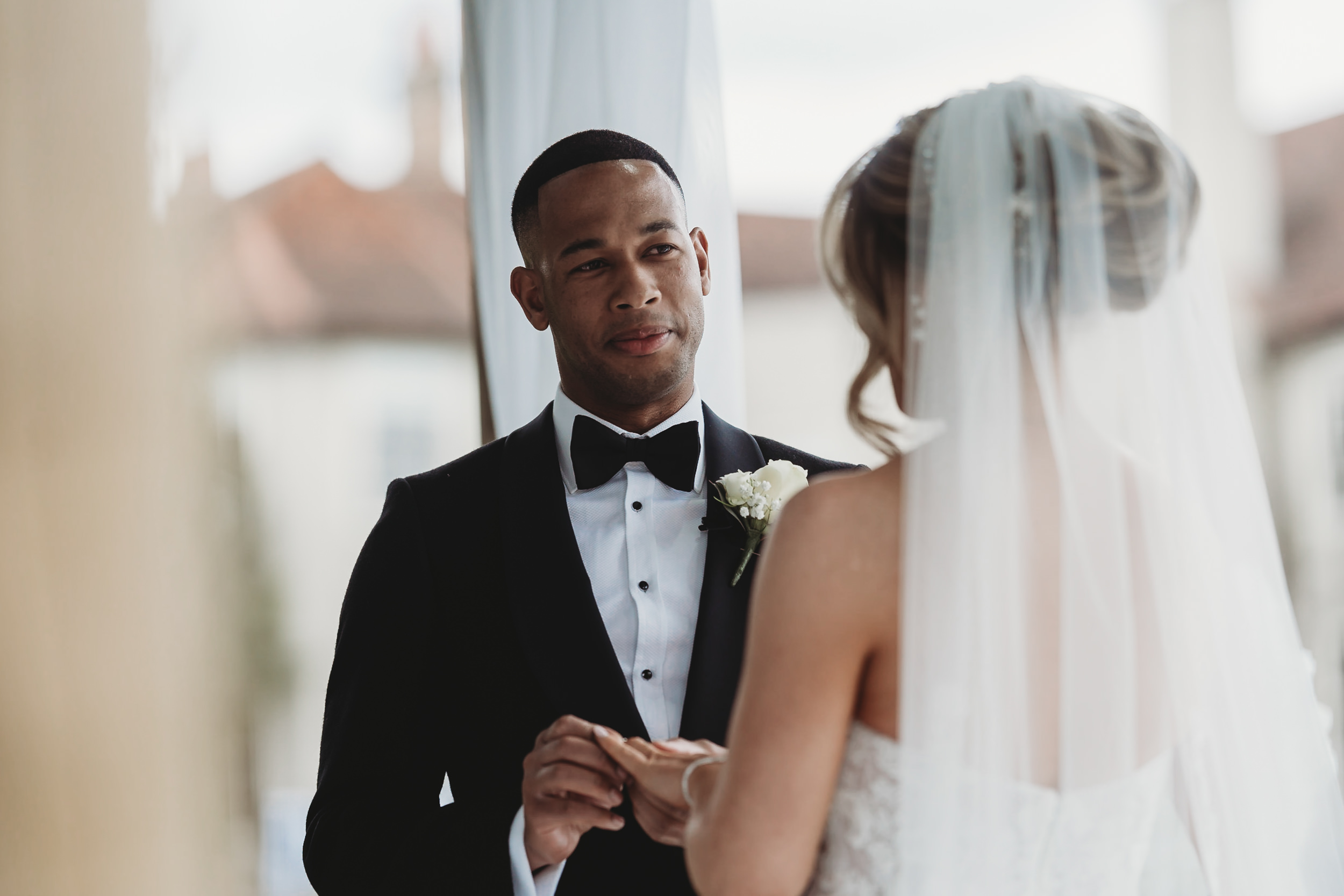 Destination Wedding Photographer 12 Bride and groom close together, laughing