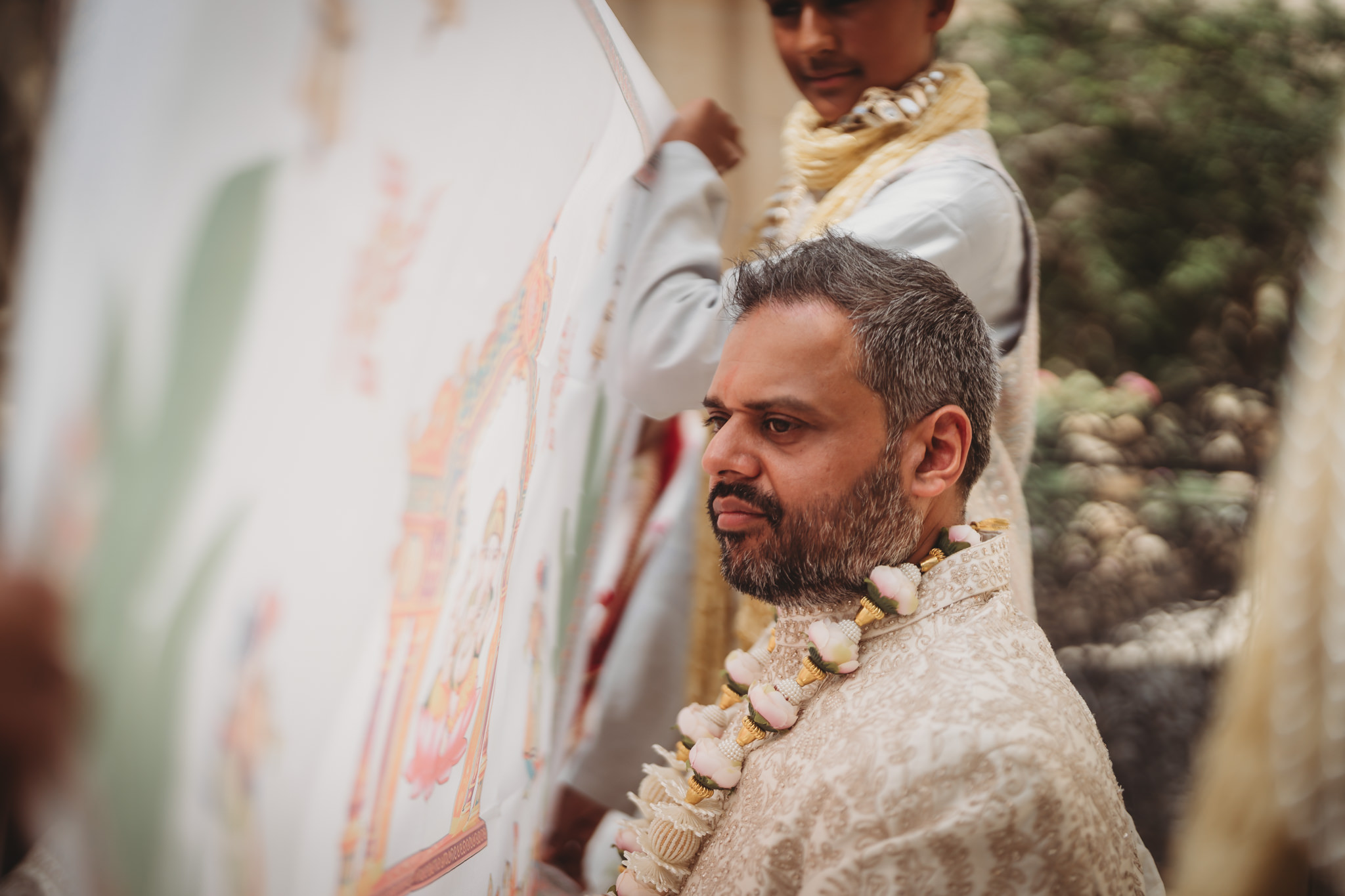 Lakshna & Neil / Villa Bologna Wedding 21 Hindu wedding ceremony at Villa Bologna, Attard — Malta wedding photographer