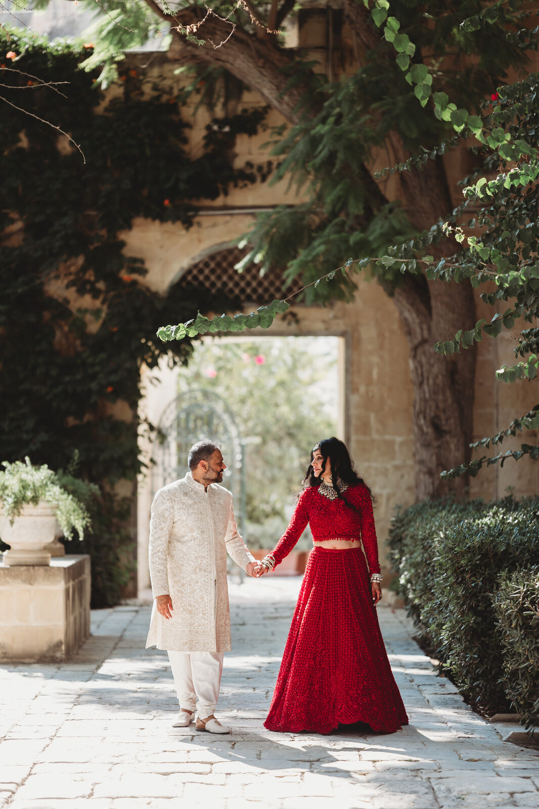 Lakshna & Neil / Villa Bologna Wedding 49 Hindu wedding ceremony at Villa Bologna, Attard — Malta wedding photographer
