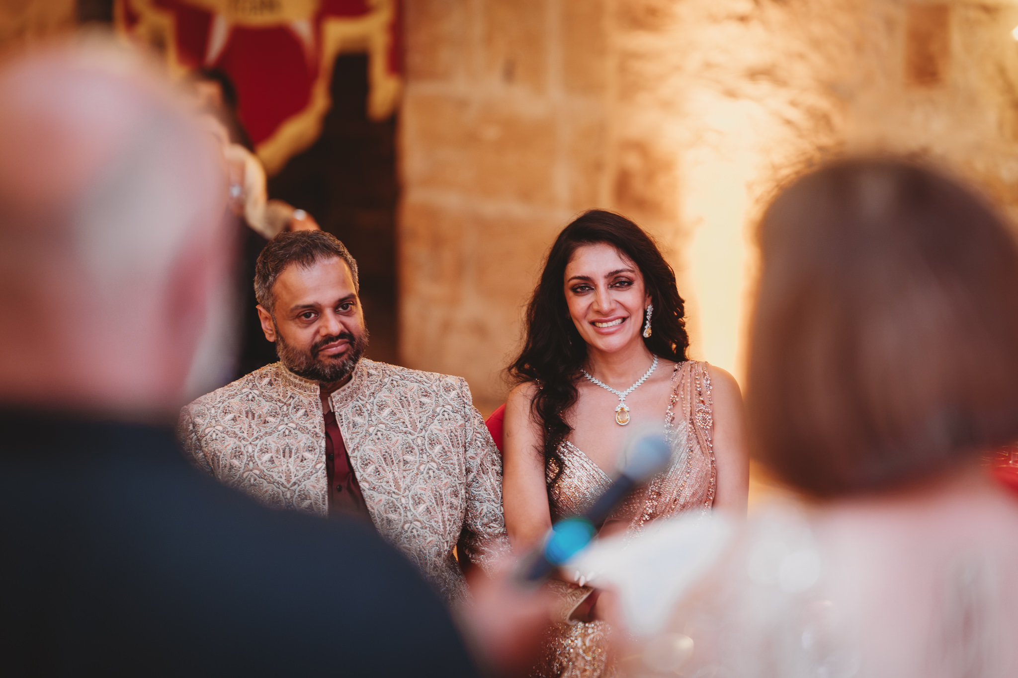Lakshna & Neil / Villa Bologna Wedding 71 Wedding reception speeches at the Malta Conference Centre