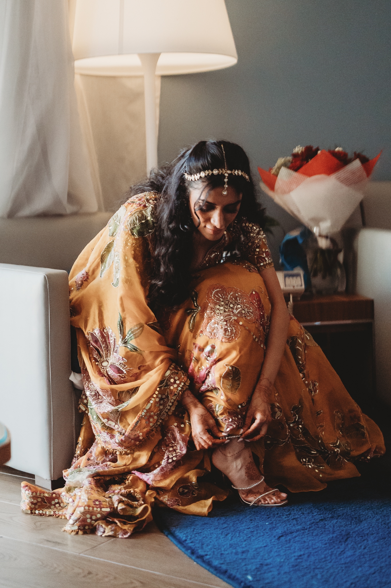 Lakshna & Neil / The Hilton, Malta 8 Haldi ceremony at the Hilton Malta, St Julian’s — destination wedding photography