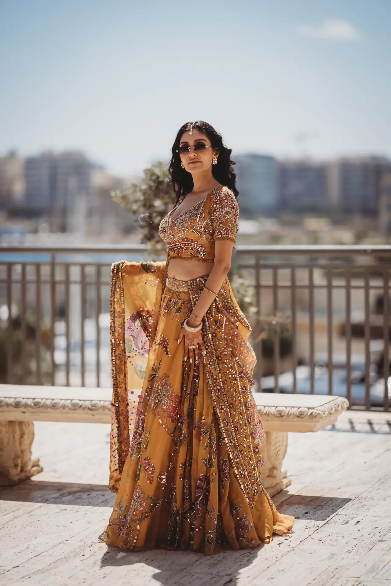 Lakshna & Neil / The Hilton, Malta 22 Haldi ceremony at the Hilton Malta, St Julian’s — destination wedding photography