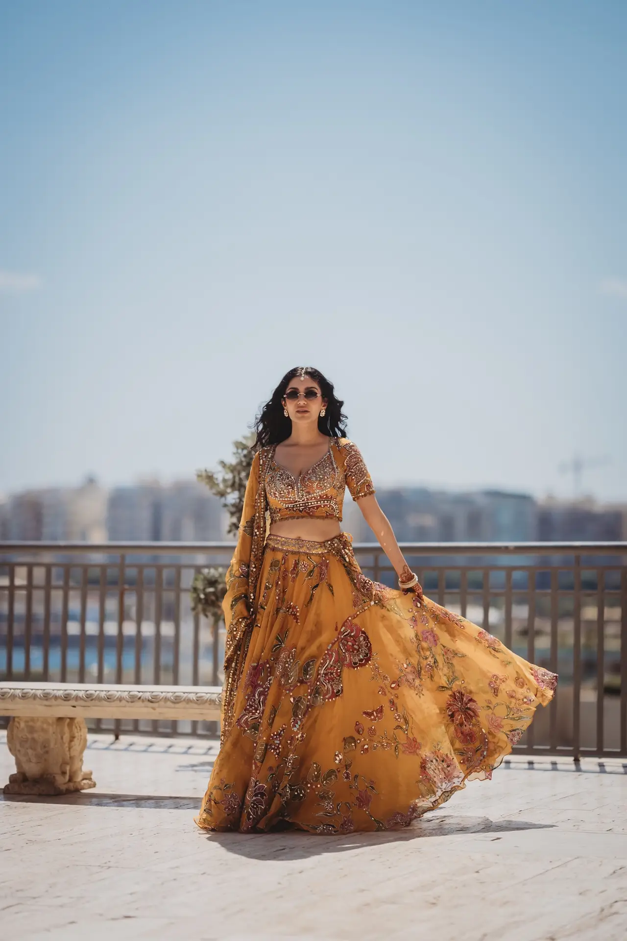 Lakshna & Neil / The Hilton, Malta 23 Haldi ceremony at the Hilton Malta, St Julian’s — destination wedding photography