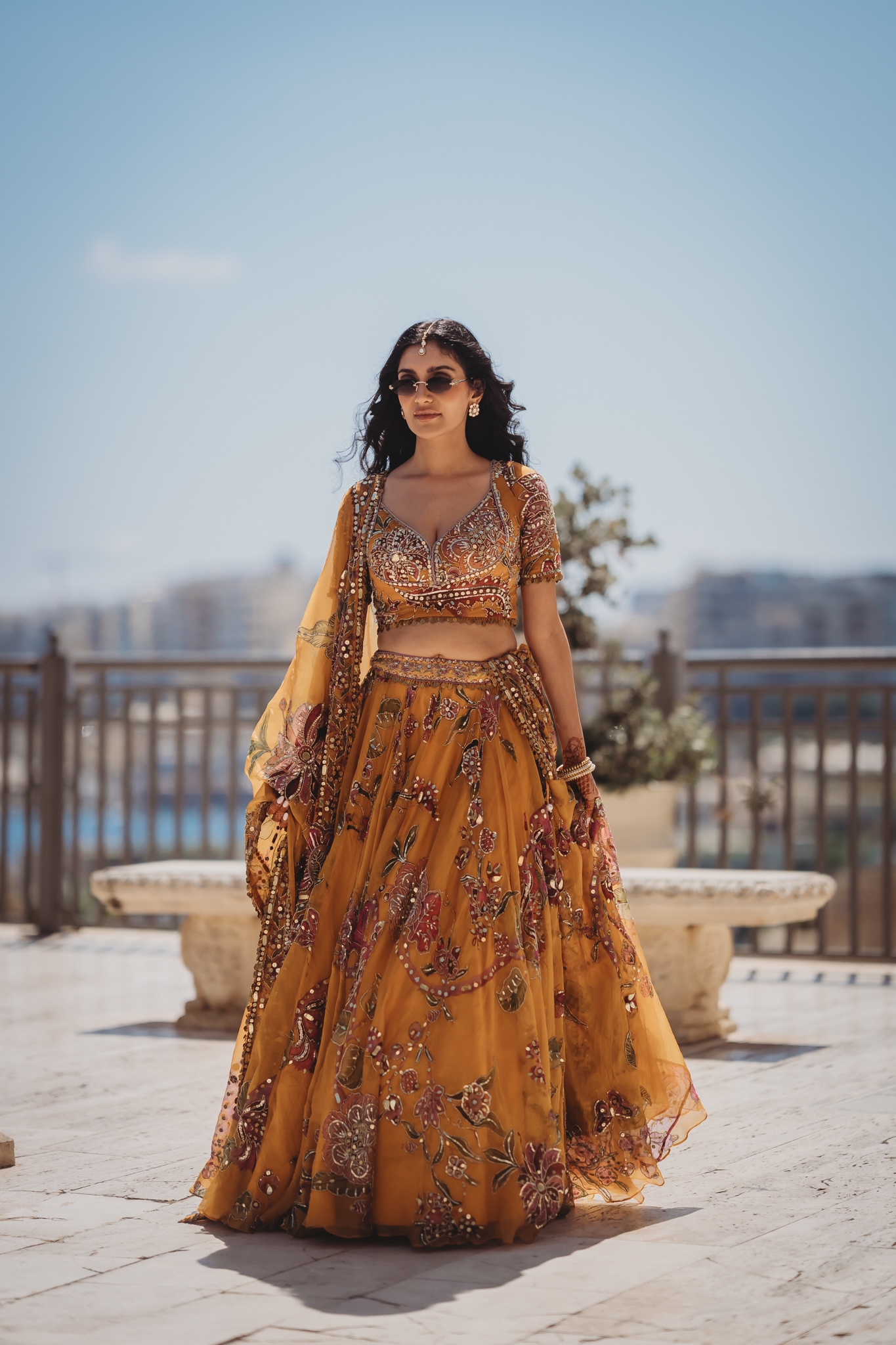 Lakshna & Neil / The Hilton, Malta 24 Haldi ceremony at the Hilton Malta, St Julian’s — destination wedding photography