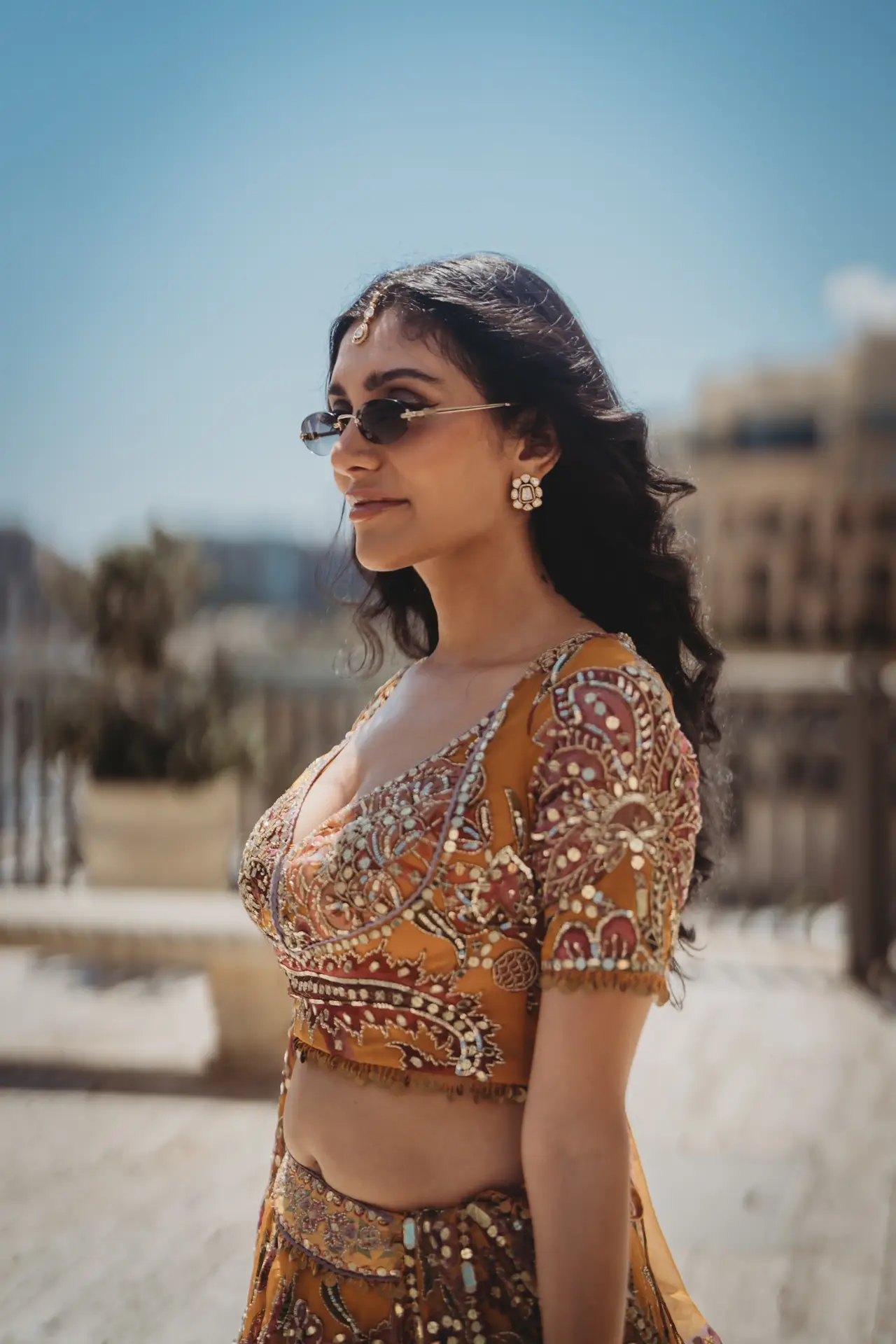 Lakshna & Neil / The Hilton, Malta 25 Haldi ceremony at the Hilton Malta, St Julian’s — destination wedding photography
