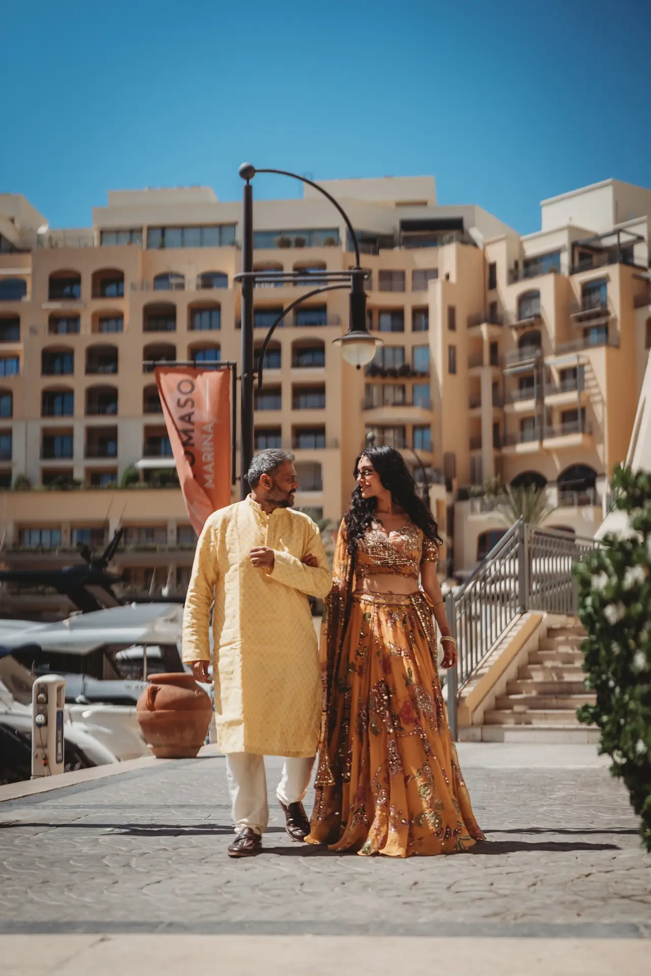 Lakshna & Neil / The Hilton, Malta 31 Haldi ceremony at the Hilton Malta, St Julian’s — destination wedding photography
