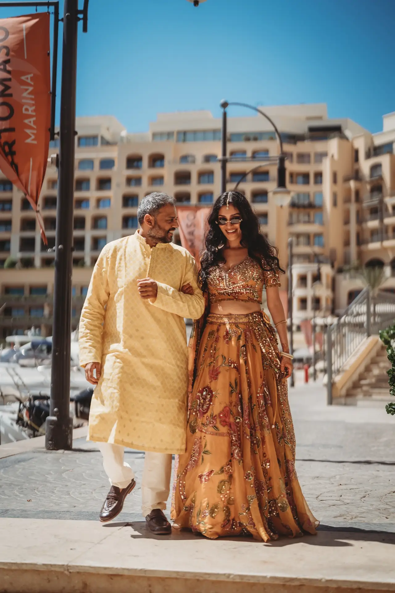 Lakshna & Neil / The Hilton, Malta 32 Haldi ceremony at the Hilton Malta, St Julian’s — destination wedding photography