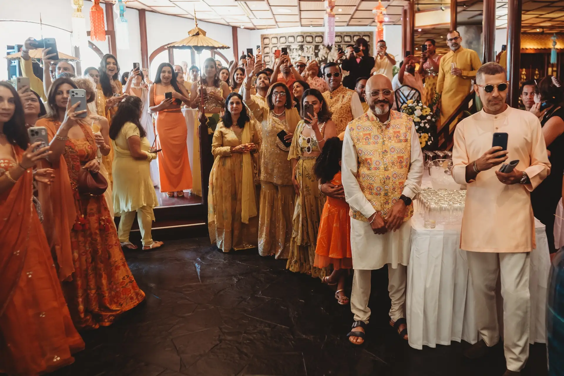 Lakshna & Neil / The Hilton, Malta 34 Haldi ceremony at the Hilton Malta, St Julian’s — destination wedding photography