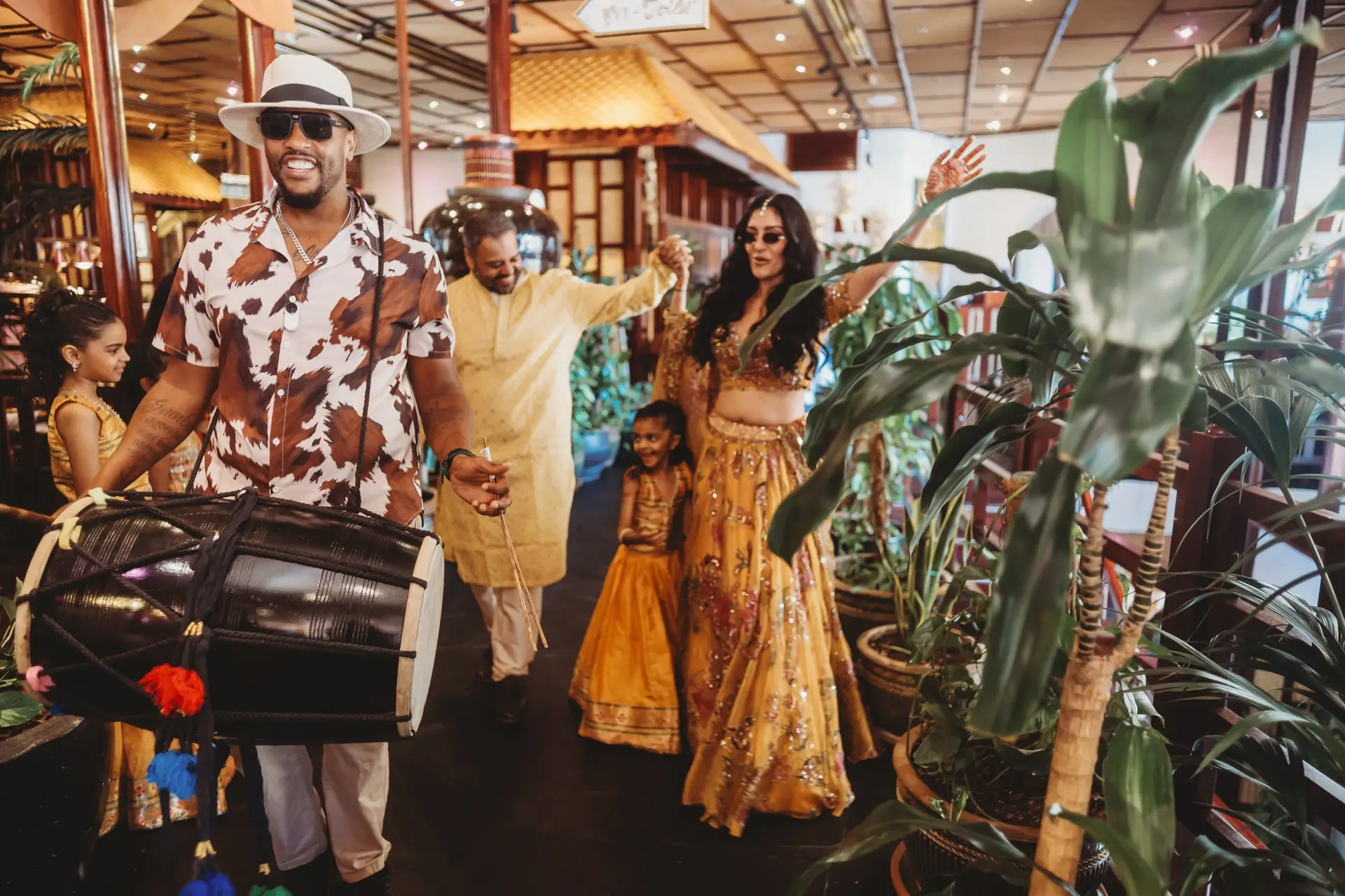 Lakshna & Neil / The Hilton, Malta 35 Haldi ceremony at the Hilton Malta, St Julian’s — destination wedding photography
