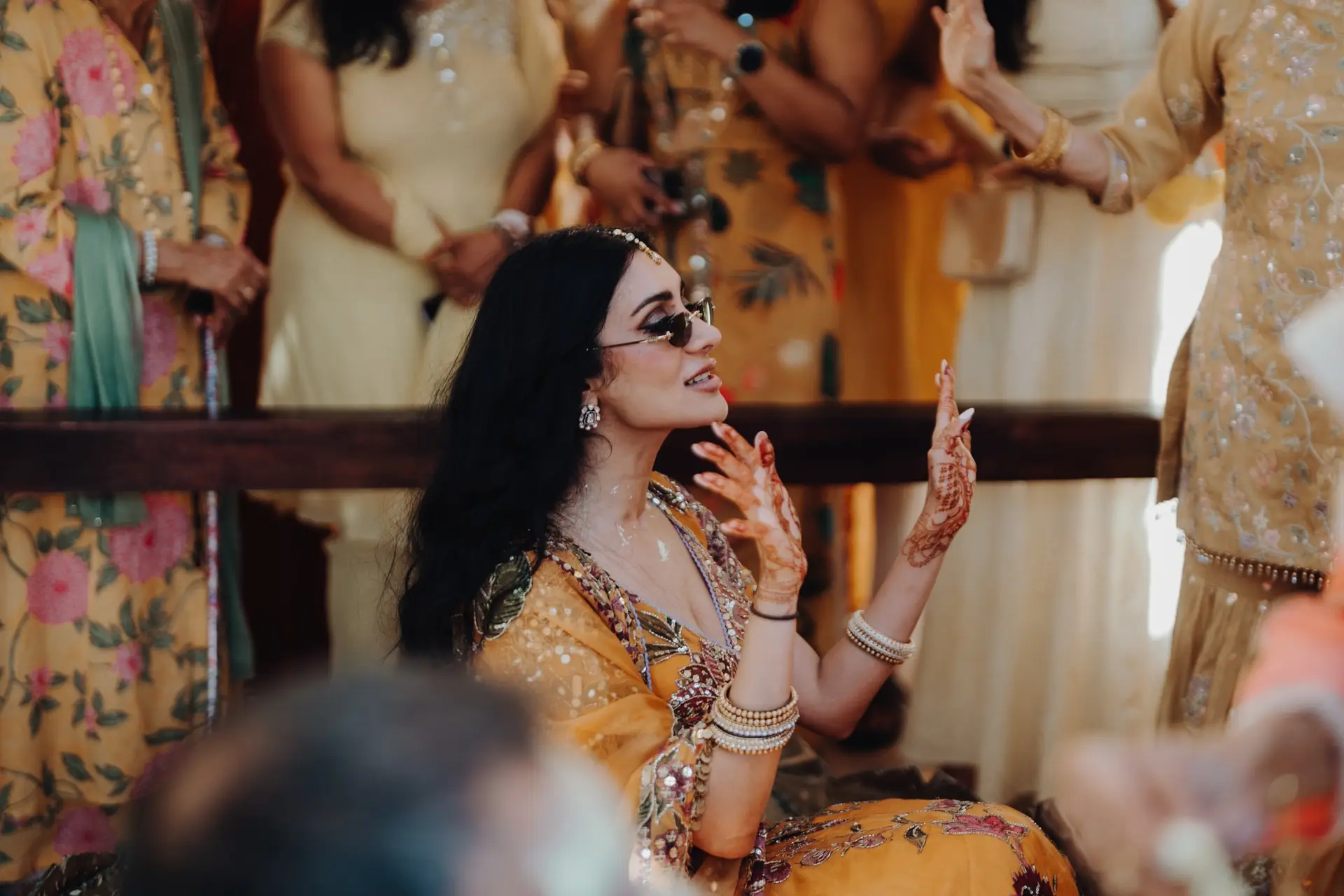 Lakshna & Neil / The Hilton, Malta 38 Haldi ceremony at the Hilton Malta, St Julian’s — destination wedding photography