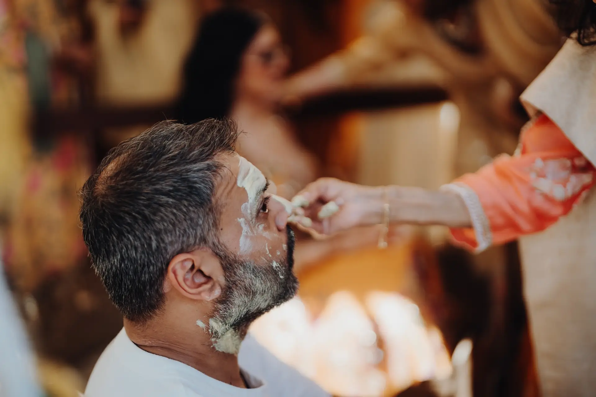 Lakshna & Neil / The Hilton, Malta 39 Haldi ceremony at the Hilton Malta, St Julian’s — destination wedding photography