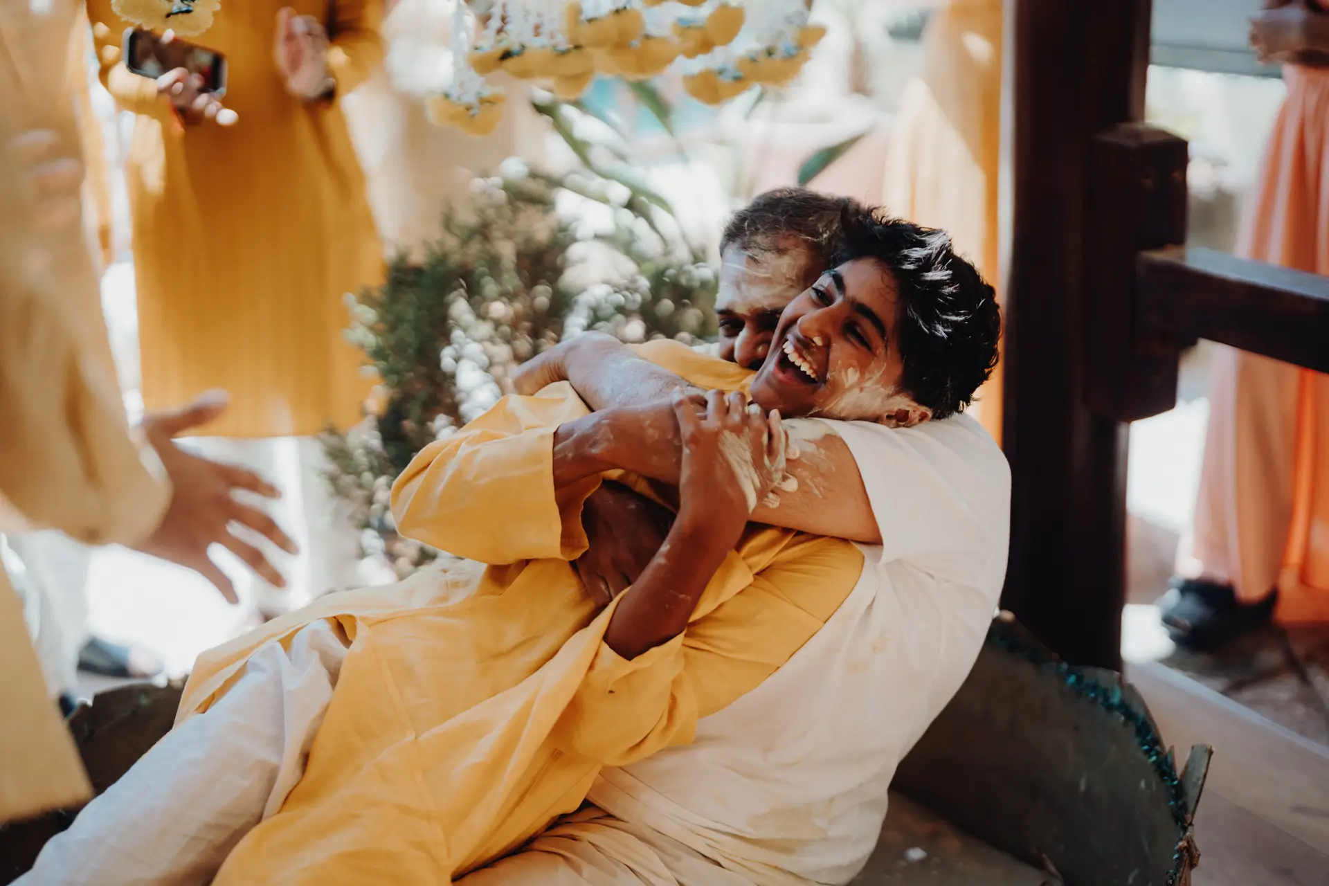 Lakshna & Neil / The Hilton, Malta 45 Haldi ceremony at the Hilton Malta, St Julian’s — destination wedding photography