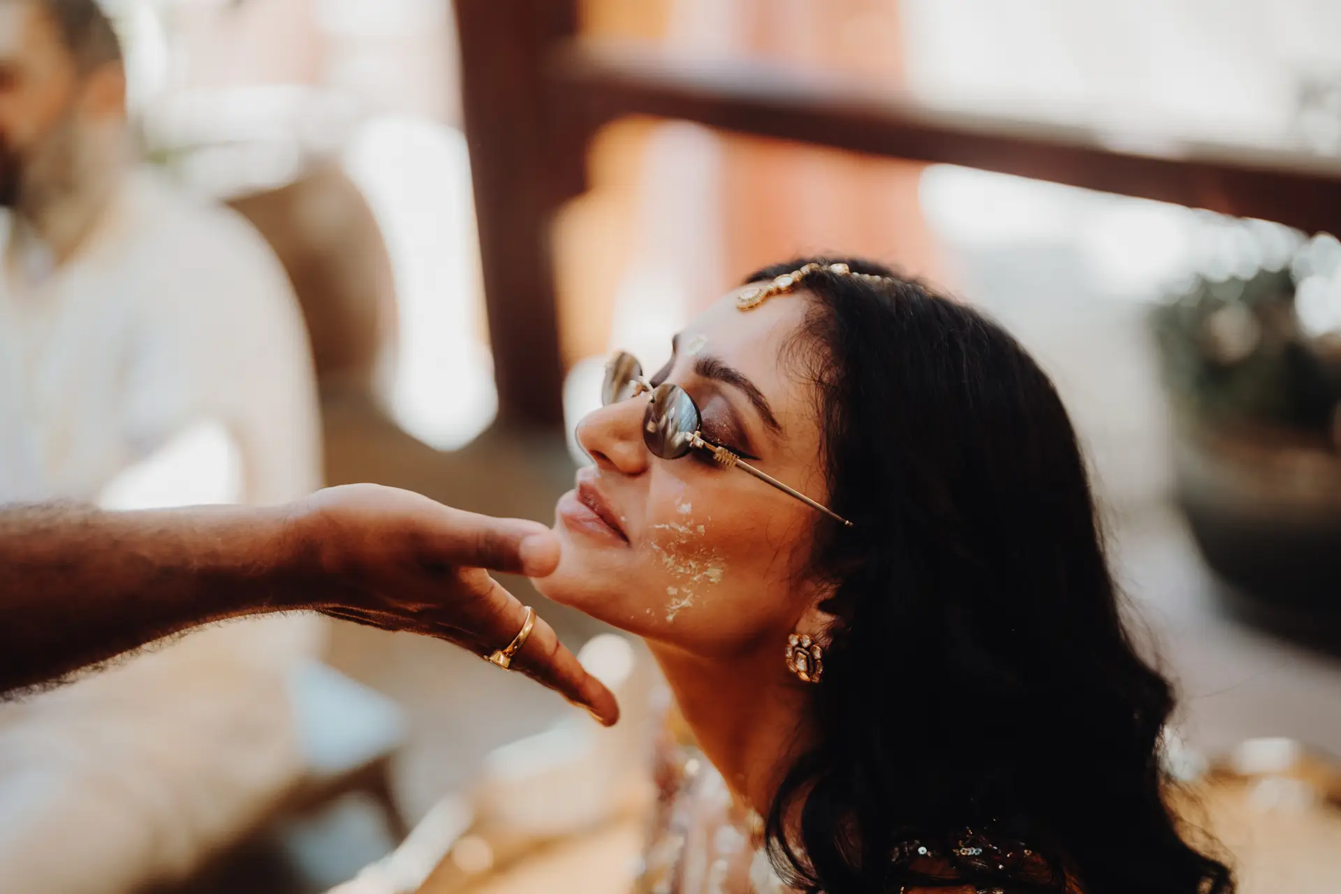 Lakshna & Neil / The Hilton, Malta 46 Haldi ceremony at the Hilton Malta, St Julian’s — destination wedding photography