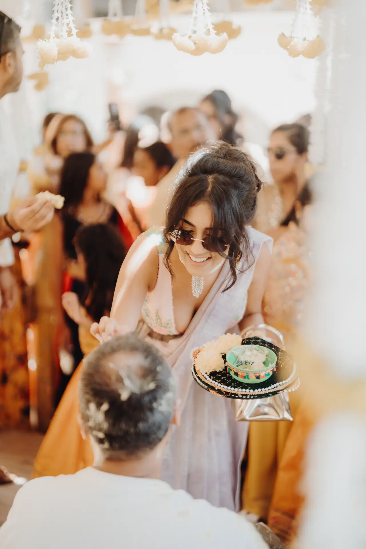 Lakshna & Neil / The Hilton, Malta 50 Haldi ceremony at the Hilton Malta, St Julian’s — destination wedding photography