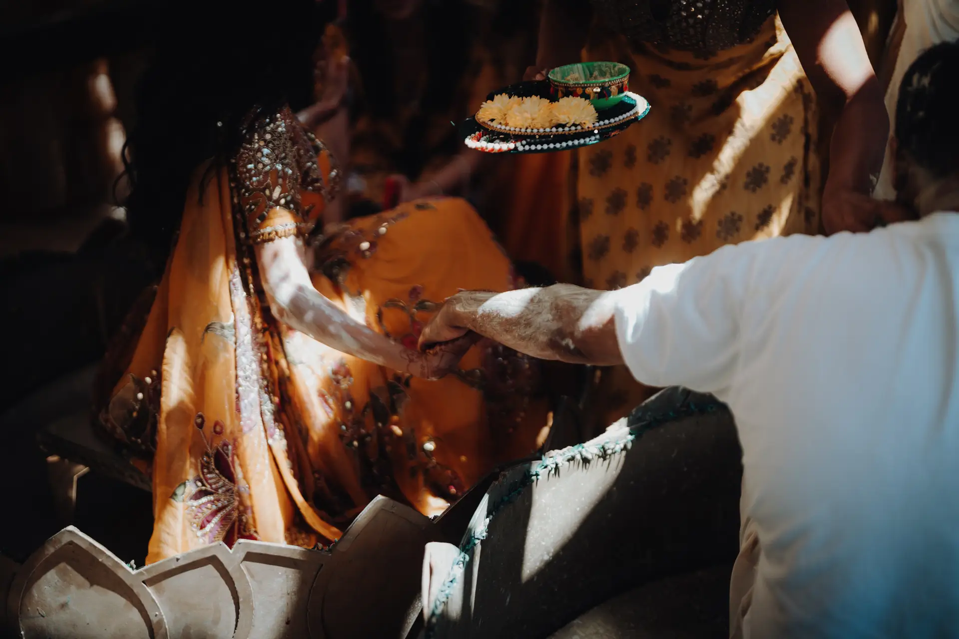 Lakshna & Neil / The Hilton, Malta 51 Haldi ceremony at the Hilton Malta, St Julian’s — destination wedding photography