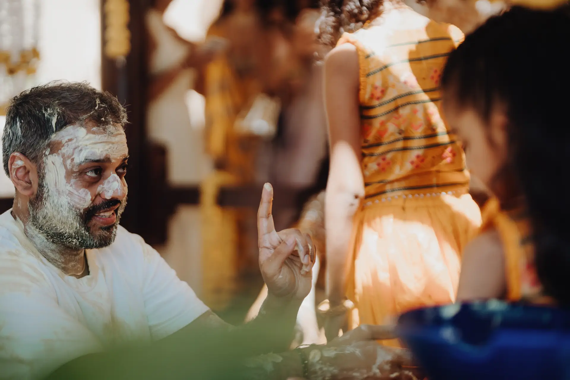 Lakshna & Neil / The Hilton, Malta 53 Haldi ceremony at the Hilton Malta, St Julian’s — destination wedding photography