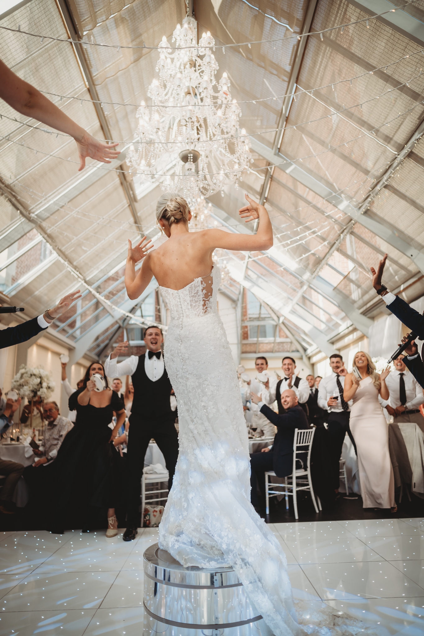 Wedding speeches at Botleys Mansion — Surrey wedding photographer