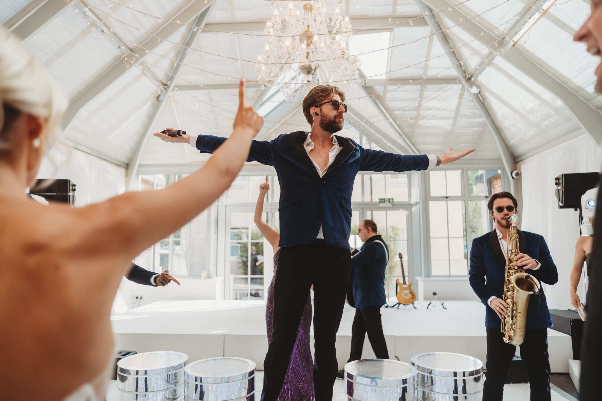 Wedding speeches at Botleys Mansion — Surrey wedding photographer