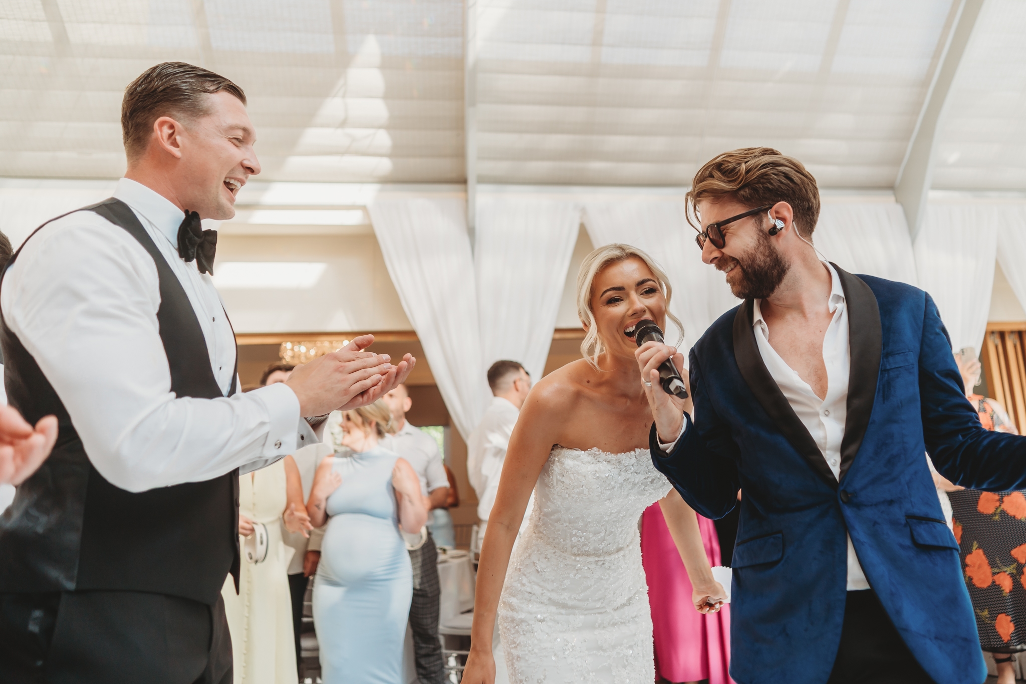 Wedding speeches at Botleys Mansion — Surrey wedding photographer