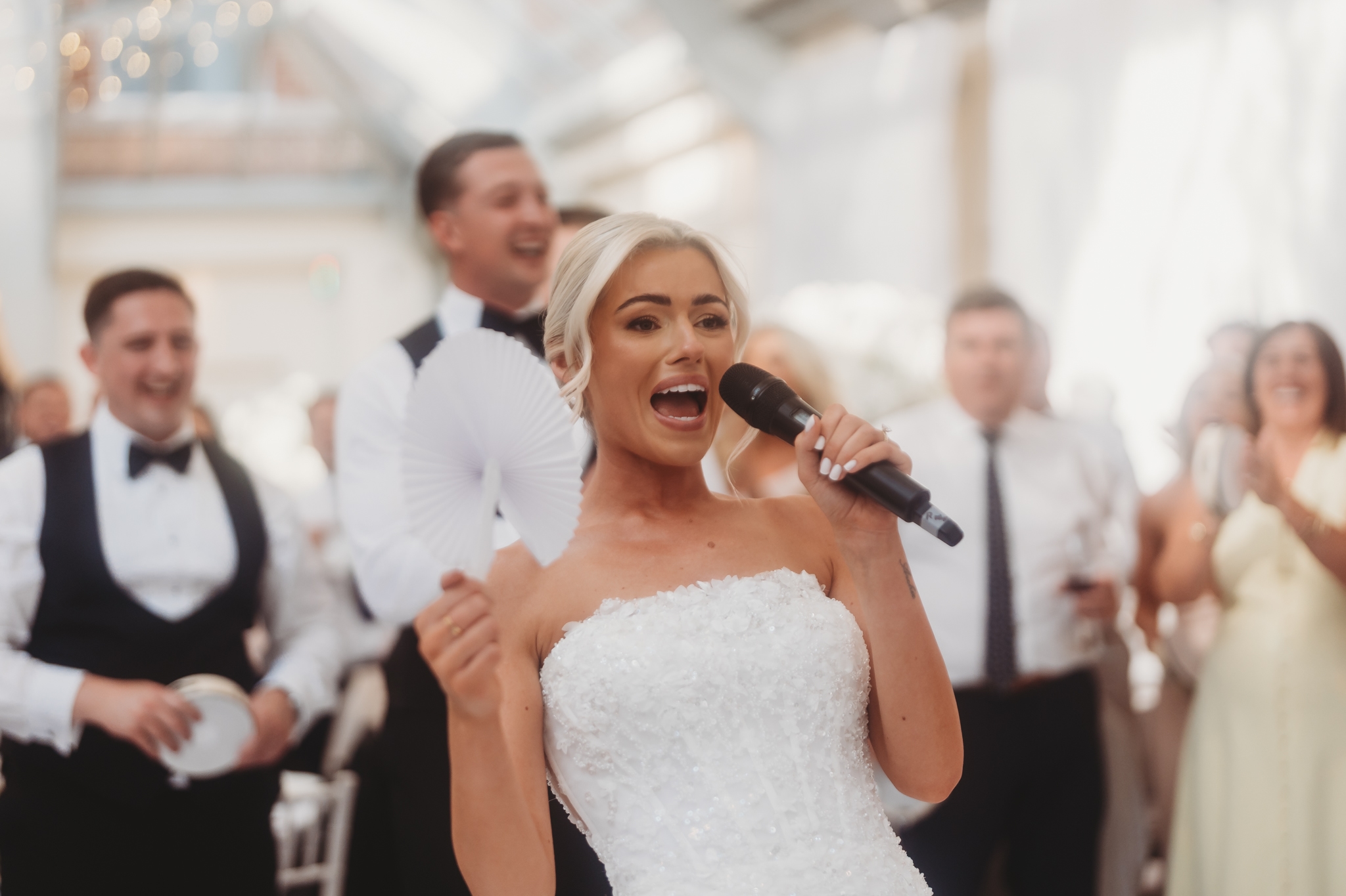 Wedding speeches at Botleys Mansion — Surrey wedding photographer