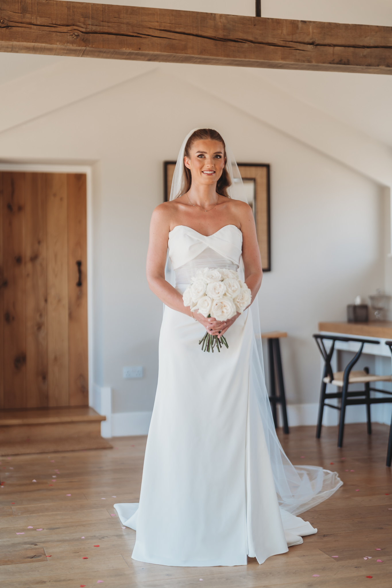 Louise & George / Primrose Hill Farm 15 Bridal preparations before a Primrose Hill Farm wedding, Banbury