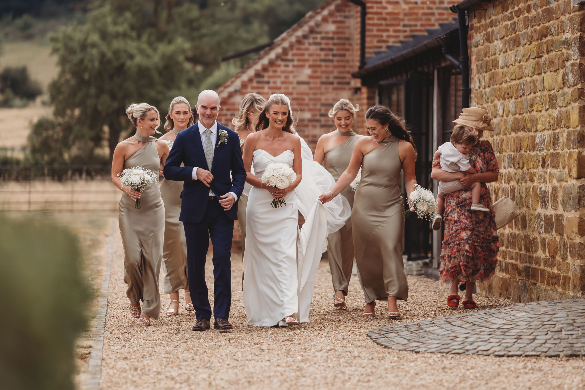 Louise & George / Primrose Hill Farm 21 Barn wedding ceremony at Primrose Hill Farm, Oxfordshire