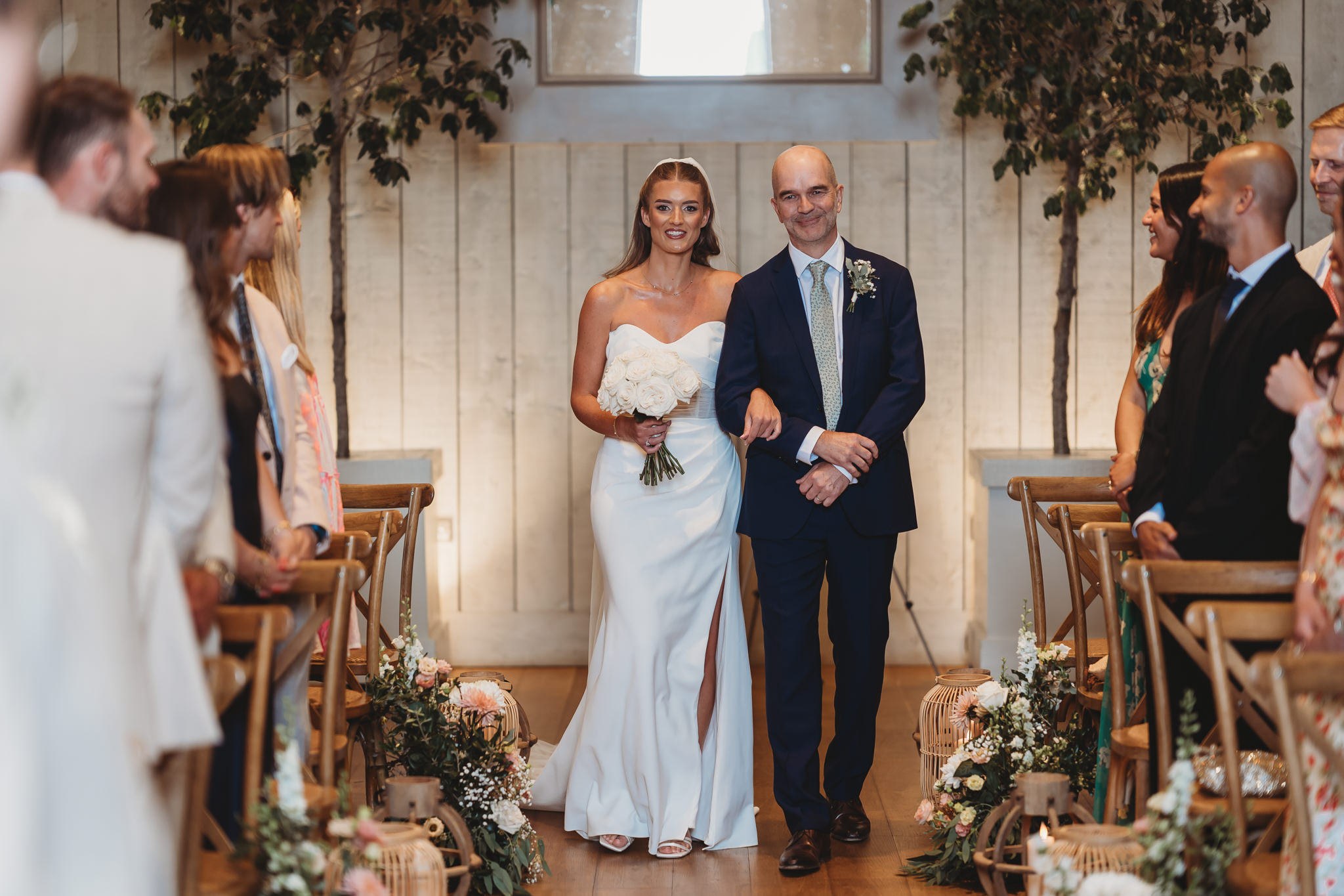 Louise & George / Primrose Hill Farm 30 Barn wedding ceremony at Primrose Hill Farm, Oxfordshire