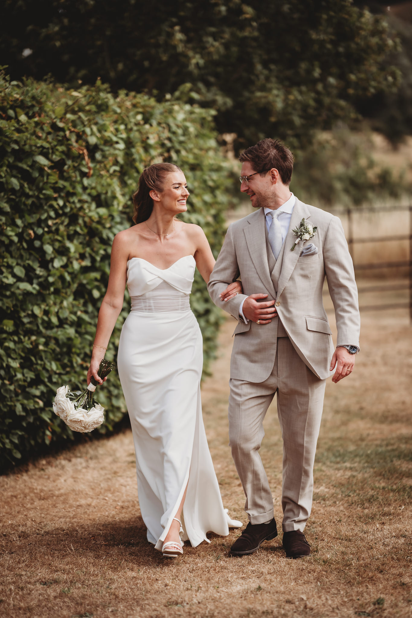 Louise & George / Primrose Hill Farm 51 Bride and groom portraits at a Primrose Hill Farm wedding — Oxfordshire wedding photographer