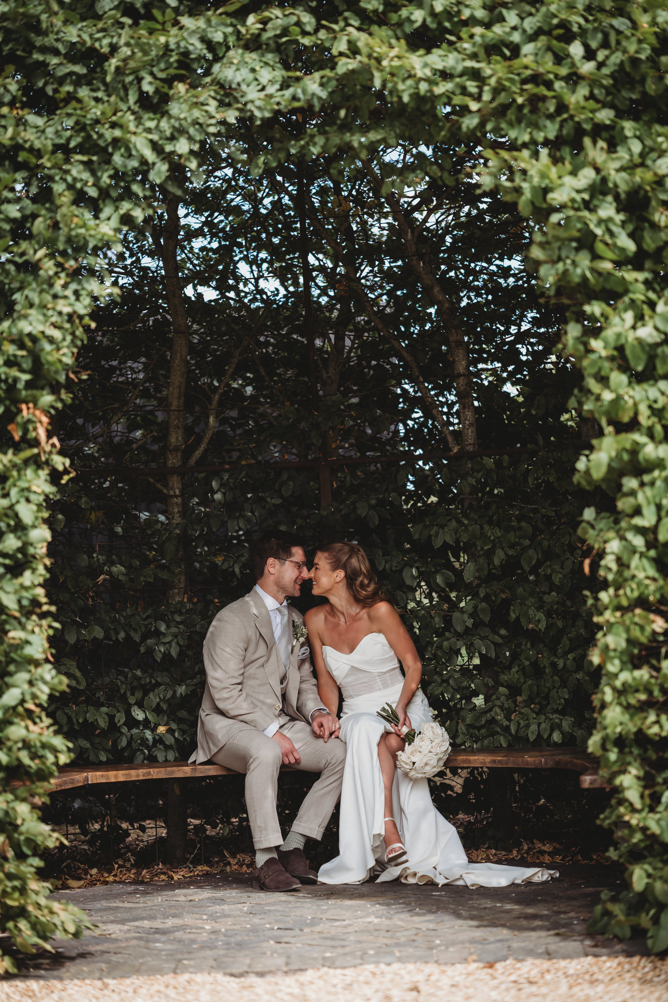 Louise & George / Primrose Hill Farm 53 Bride and groom portraits at a Primrose Hill Farm wedding — Oxfordshire wedding photographer