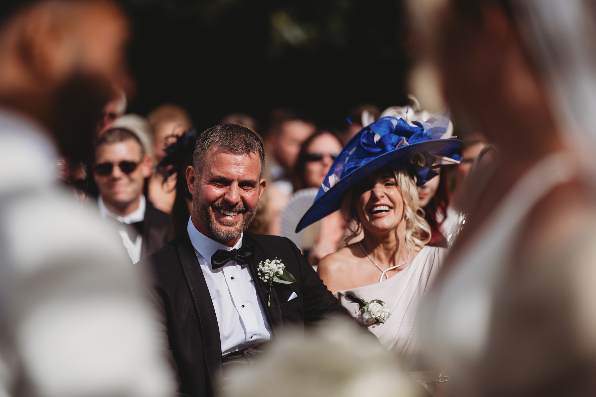 Millie & Ashley / Swynford Manor 59 Outdoor wedding ceremony at Swynford Manor — white floral arch