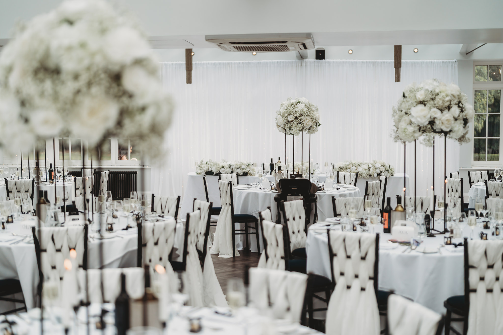 Millie & Ashley / Swynford Manor 77 Bride and groom in the grounds at a Swynford Manor wedding — Cambridgeshire wedding photographer
