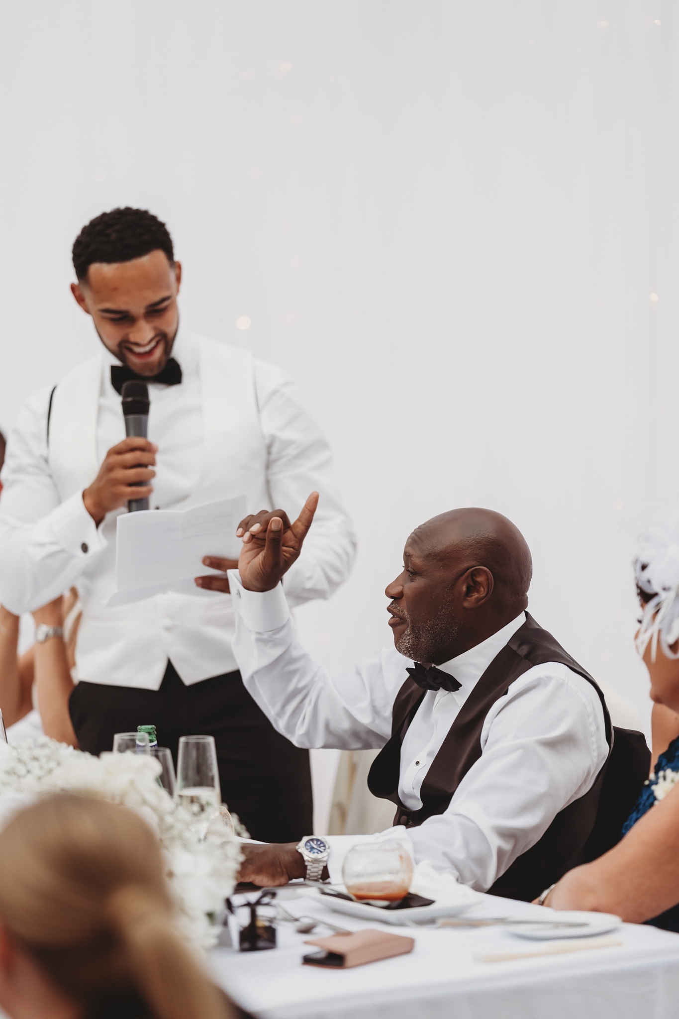 Millie & Ashley / Swynford Manor 99 Wedding speeches at Swynford Manor, Cambridgeshire