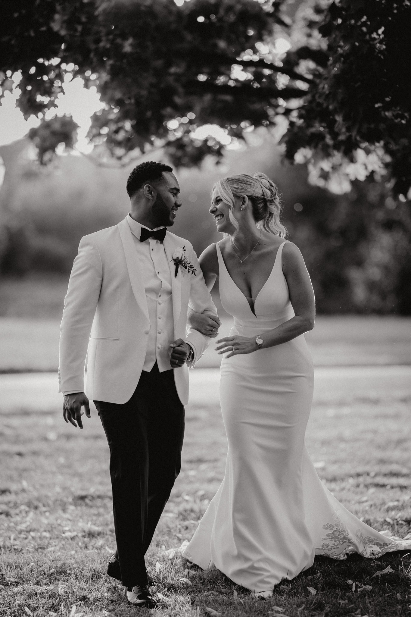 Millie & Ashley / Swynford Manor 119 Golden hour couple portraits at a Swynford Manor wedding