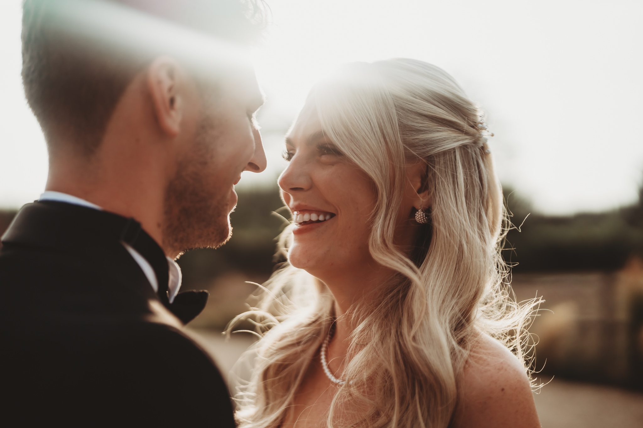 Ella & Ryan / Rackleys Barn 55 Golden hour couple portraits at Rackleys Barn in the Chilterns