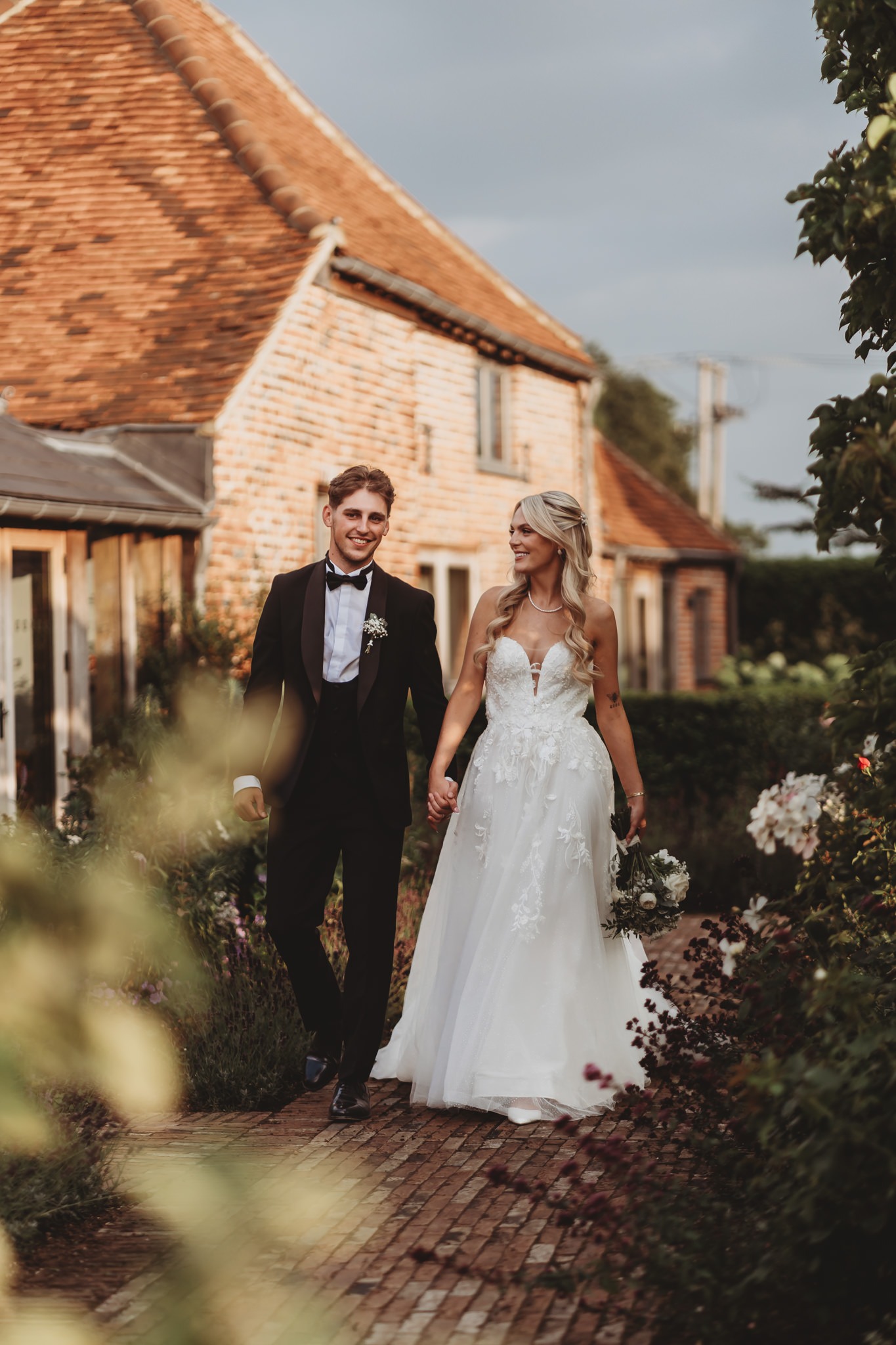Ella & Ryan / Rackleys Barn 60 Golden hour couple portraits at Rackleys Barn in the Chilterns