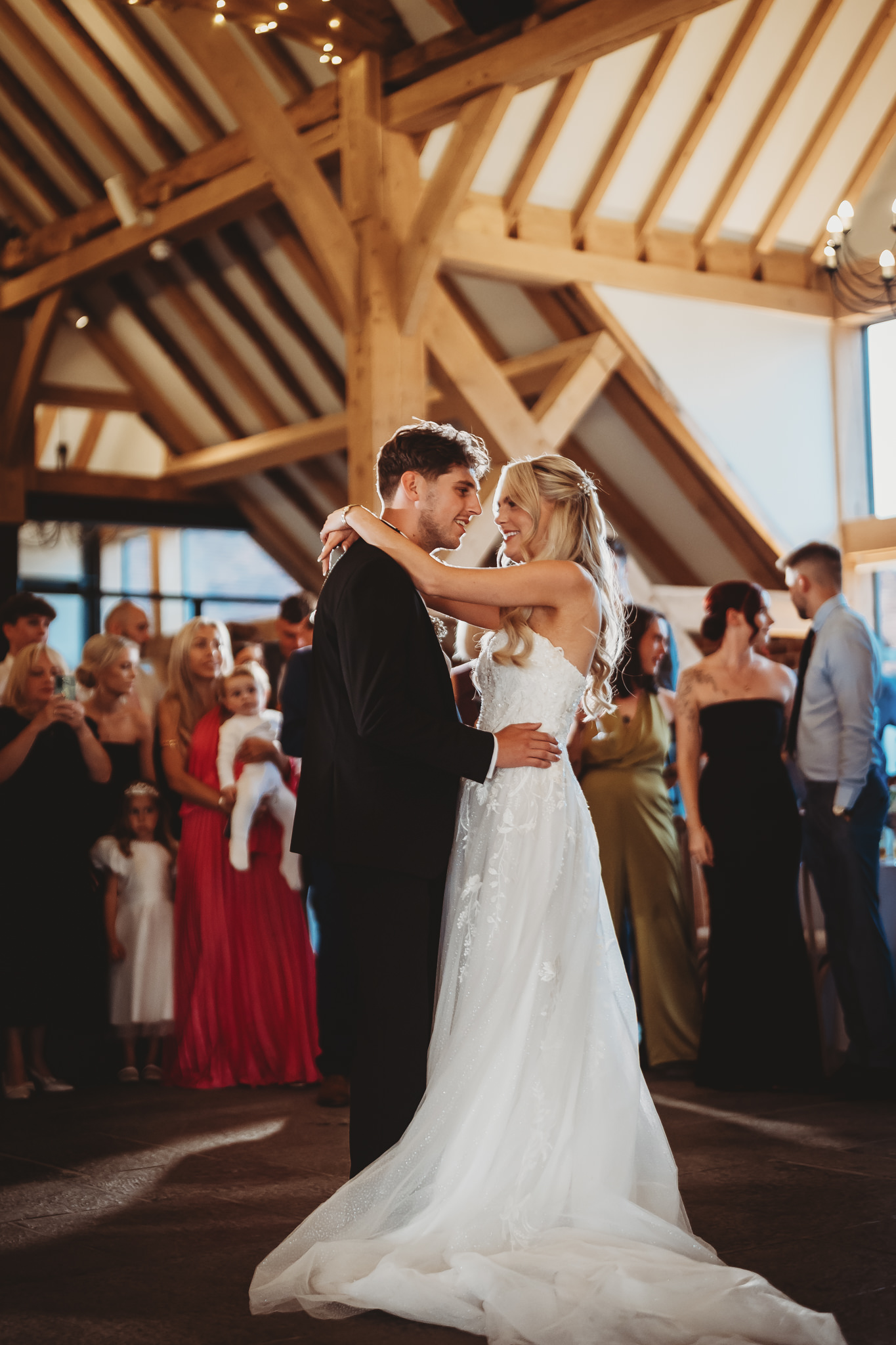 Ella & Ryan / Rackleys Barn 66 First dance and evening party at a Rackleys Barn wedding