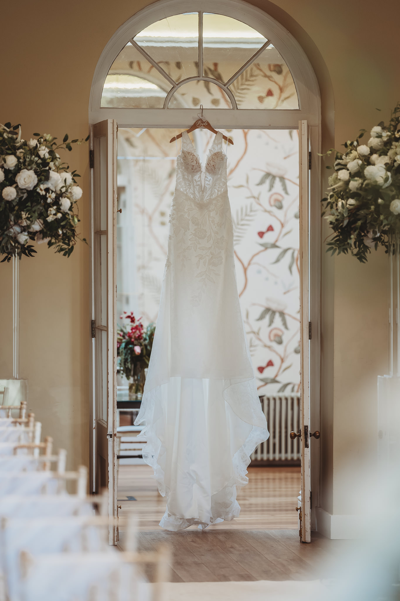 Adele & Daniel / Braxted Park 3 Wedding ceremony in the Orangery at Braxted Park, Essex