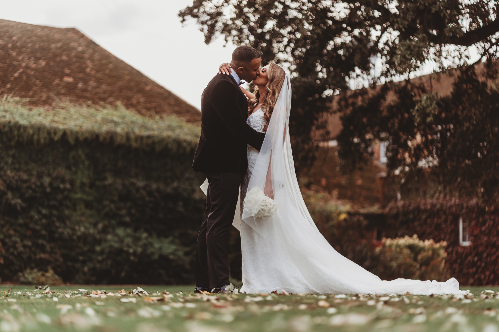Adele & Daniel / Braxted Park 96 Bridesmaids in black dresses at a Braxted Park wedding
