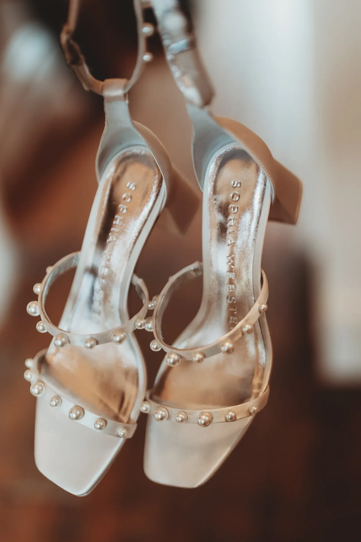 Emily & Alan / The Orangery 4 Bride’s embellished heels — Orangery Maidstone wedding photography details