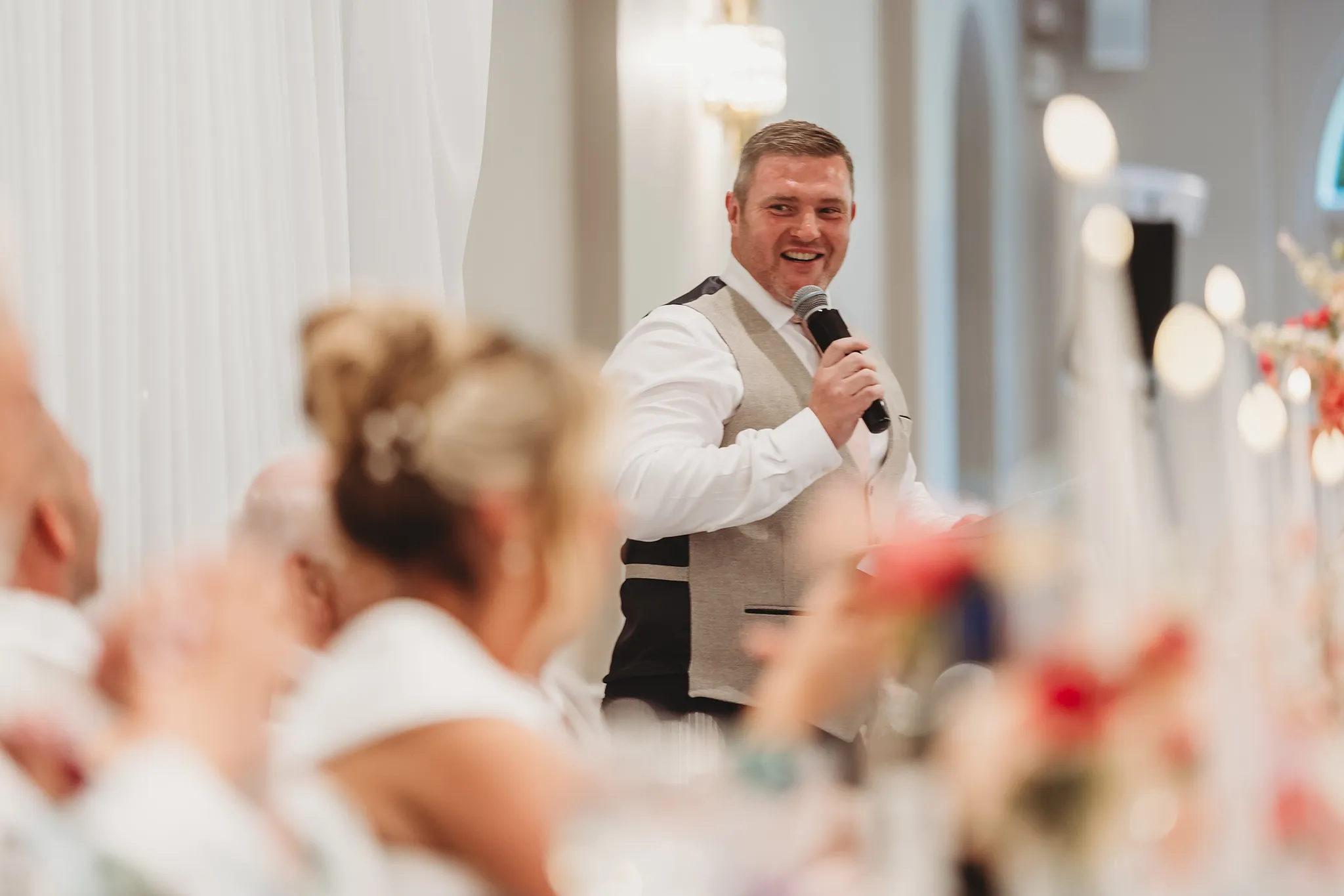 Emily & Alan / The Orangery 38 Best man speech at The Orangery Maidstone