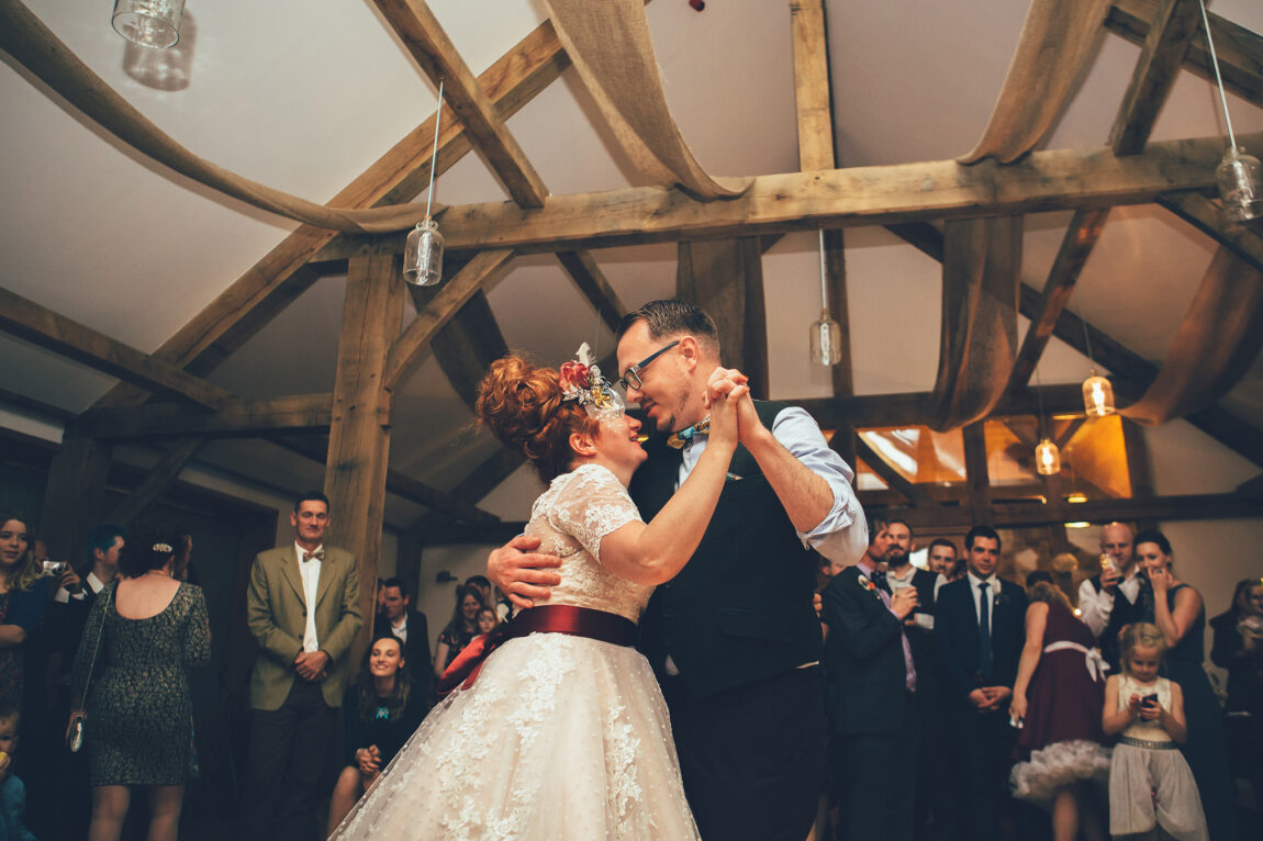 First dance in the barn at Nancarrow Farm