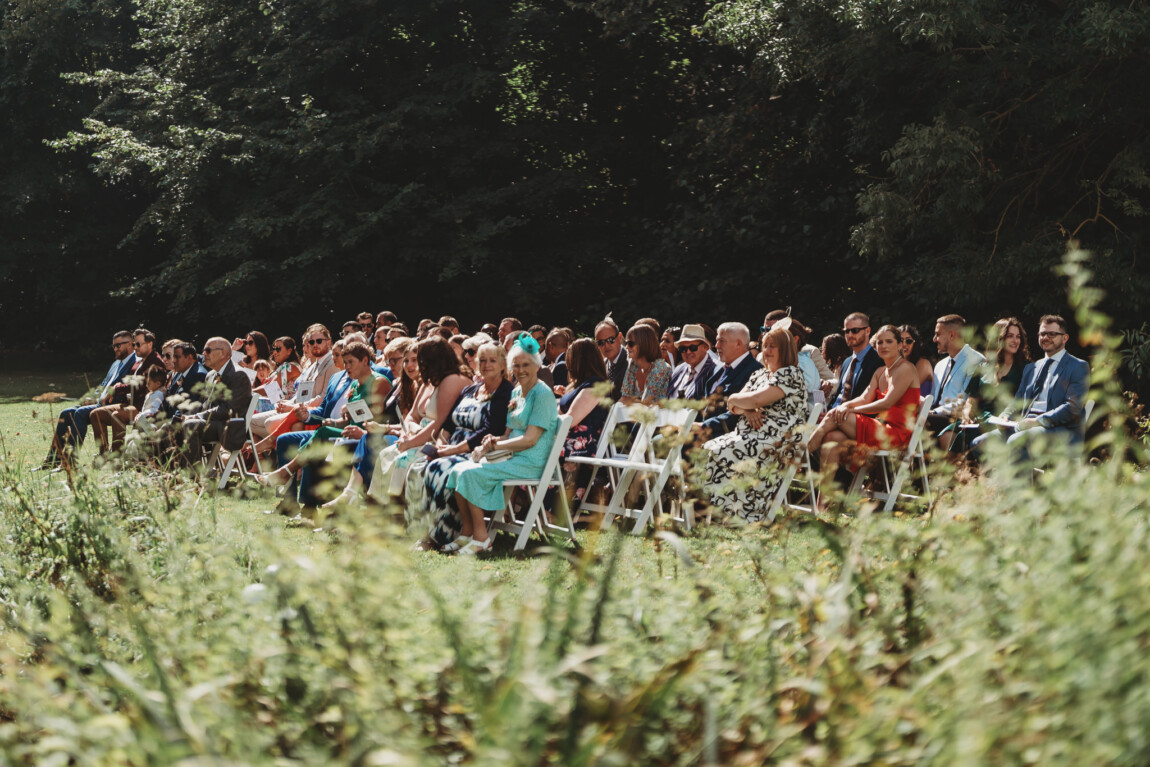 Kent outdoor wedding ceremony