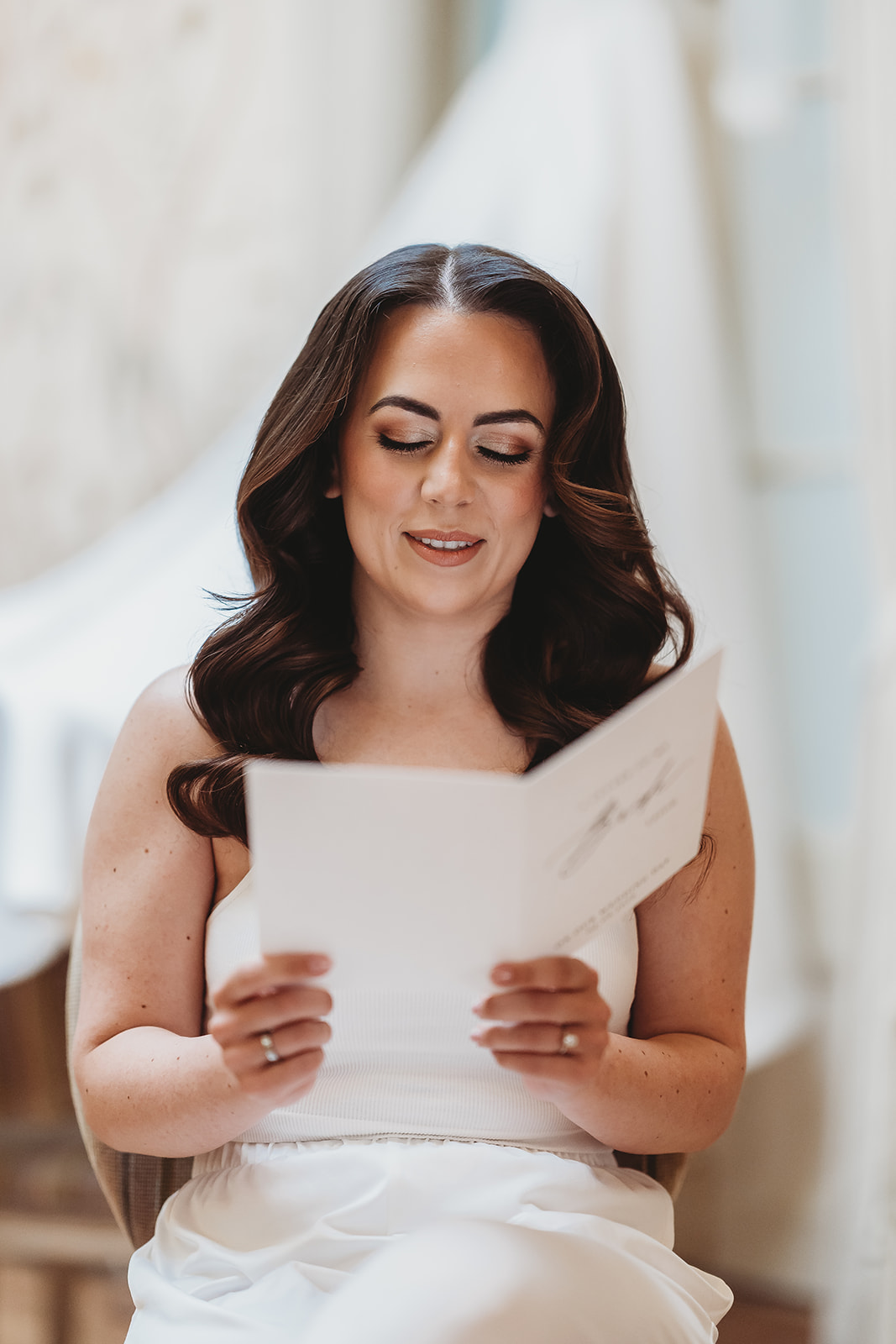 Bridal preparations before a Braxted Park wedding in Essex