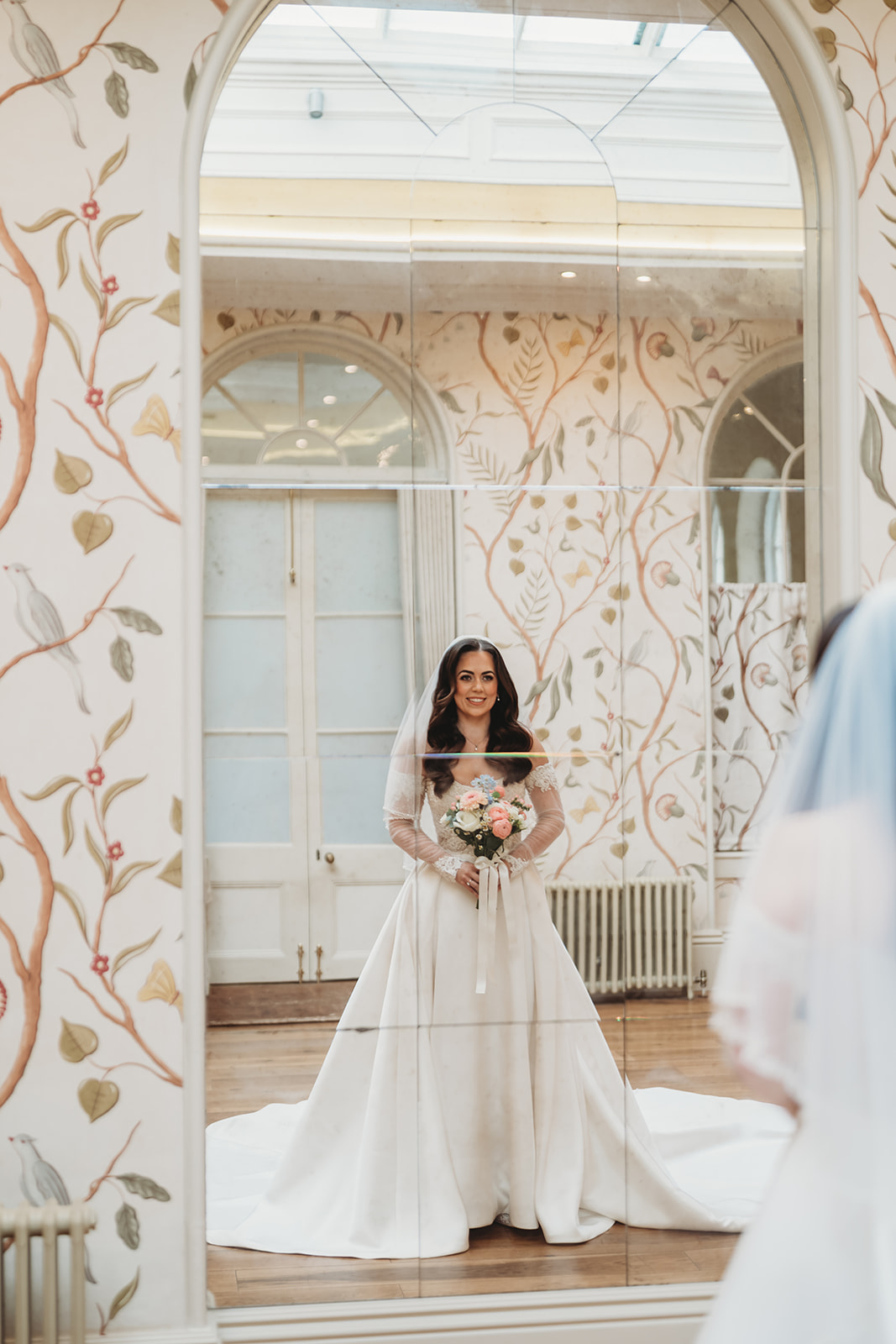 Bridal preparations before a Braxted Park wedding in Essex
