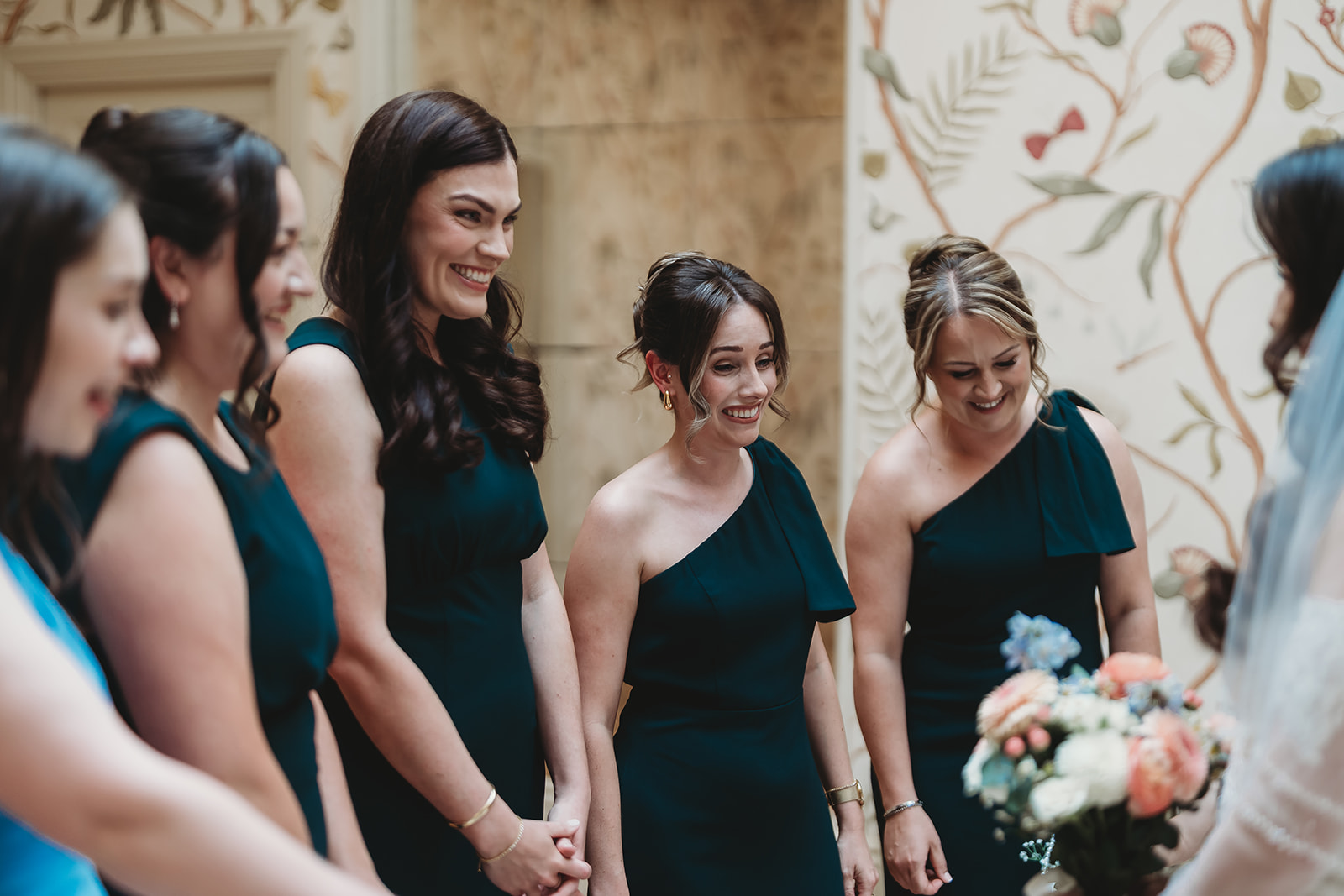 Bridal preparations before a Braxted Park wedding in Essex