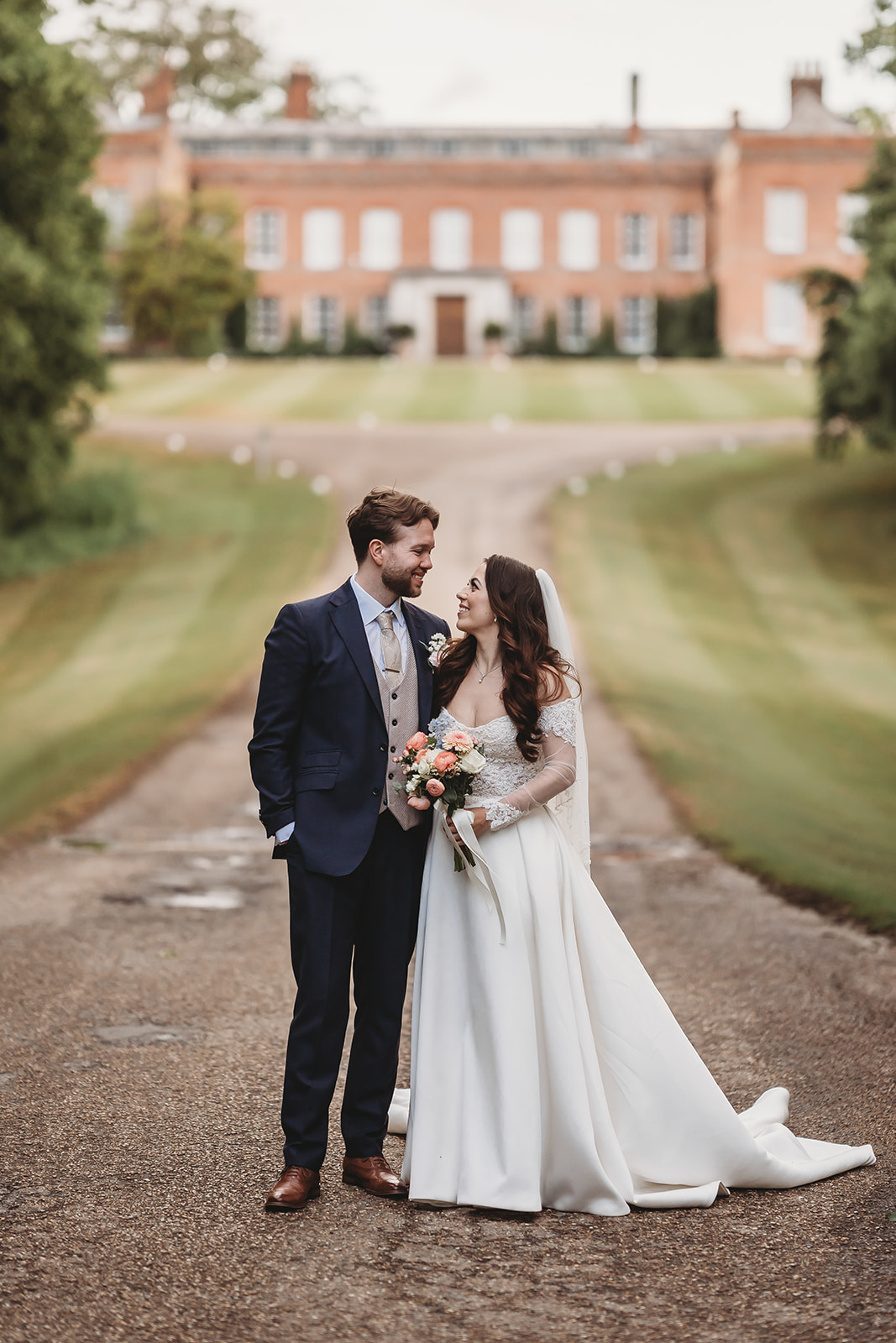 Golden hour couple portraits at Braxted Park Estate, Essex