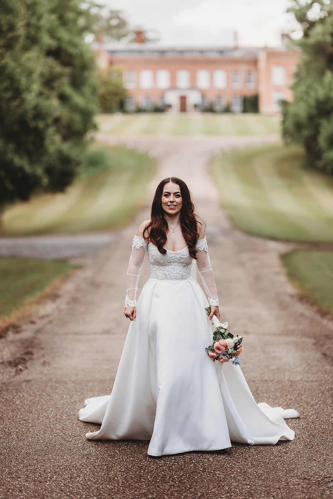 Golden hour couple portraits at Braxted Park Estate, Essex